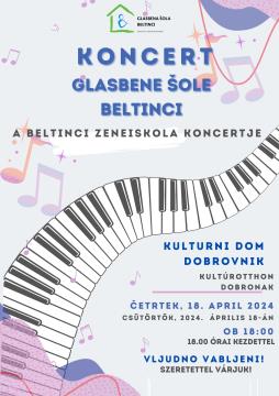 KONCERT GLASBENE ŠOLE BELTINCI